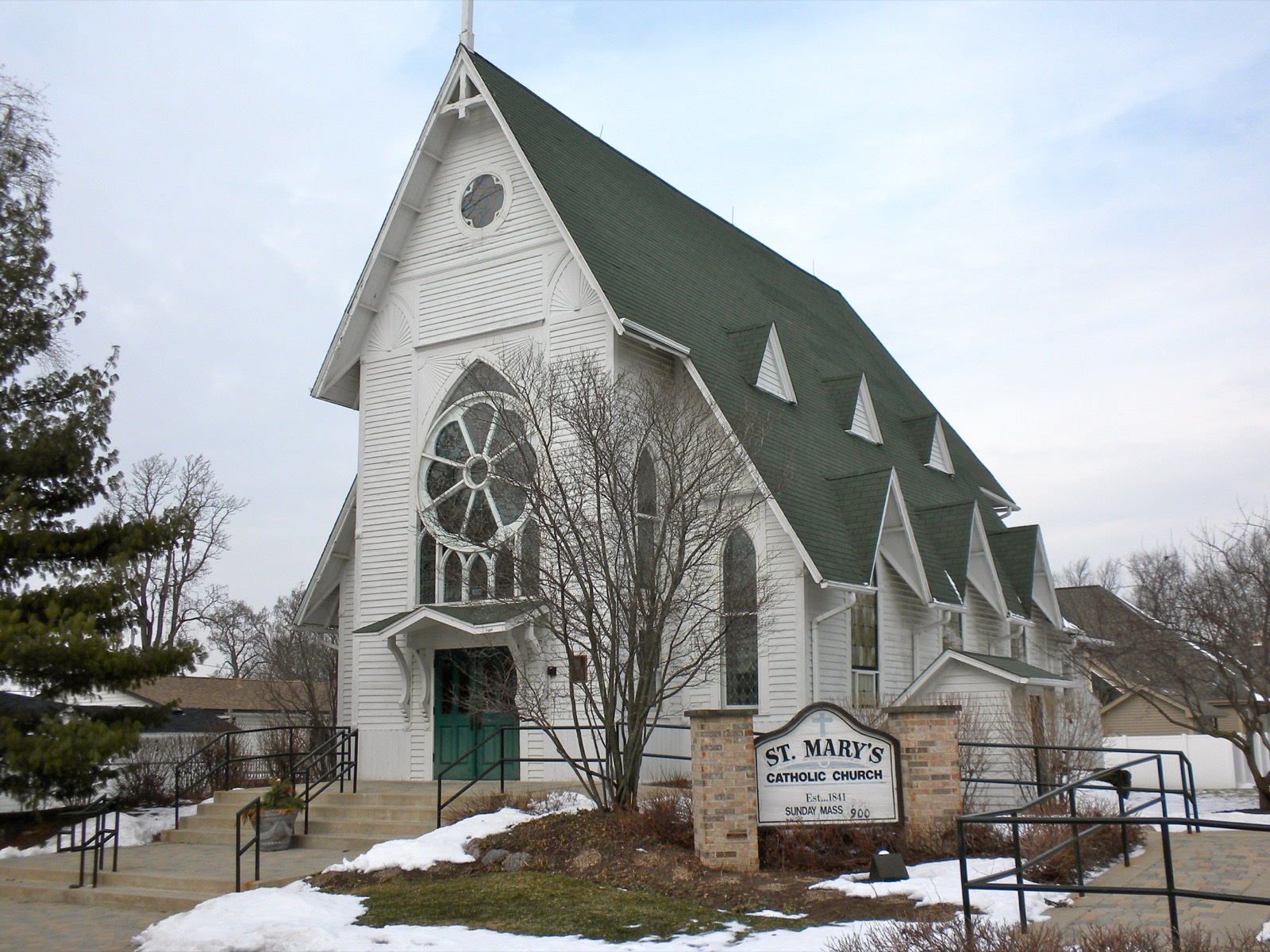 St. Mary's Church, built in Gilberts in 1882